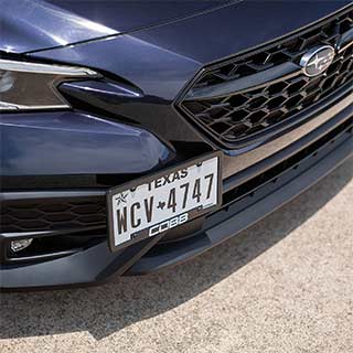 Redline Carbon Fiber License Plate Relocation Mount