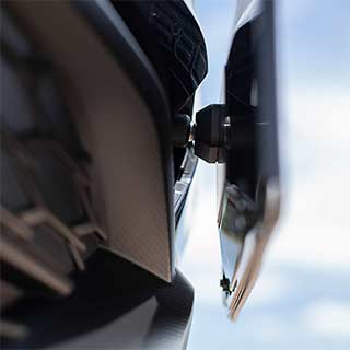 Redline Carbon Fiber License Plate Relocation Mount